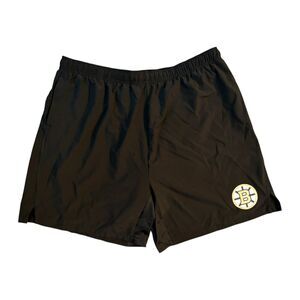 Boston Bruins Fanatics Authentic Pro Tech Boston Bruins Black Shorts 3XL